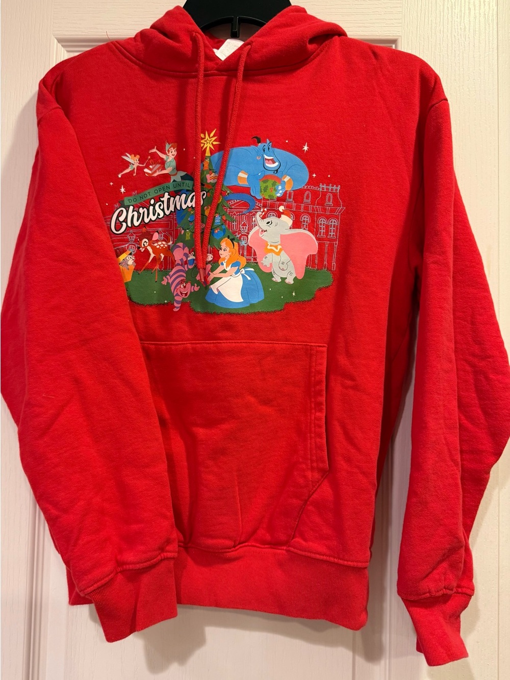 Walt Disney World Classics Christmas Red Pullover Hoodie Kids XS/S